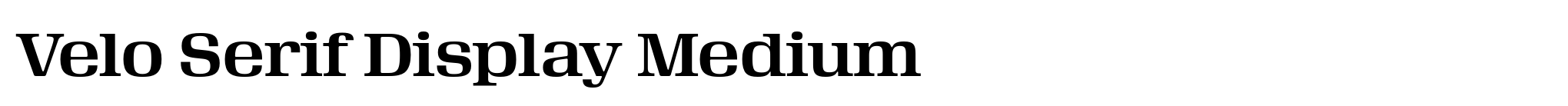 Velo Serif Display Medium image